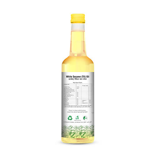 Nature Land Organics White Sesame (Til) Oil Cold Pressed Nature Land Organics