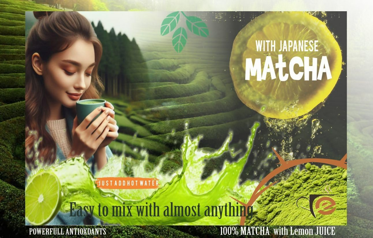 Eteasy Japanese Matcha Sun Dried Hibiscus Flower Powder Eteasy