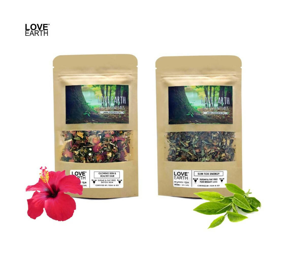 Love Earth 60 Days Tea-Tox Combo Love Earth