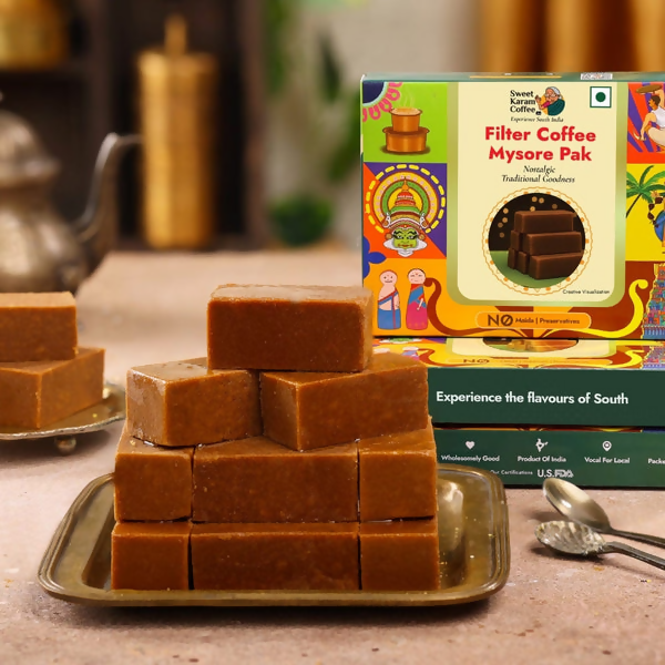 Sweet Karam Coffee Filter Coffee Mysorepak Sweet Karam Coffee