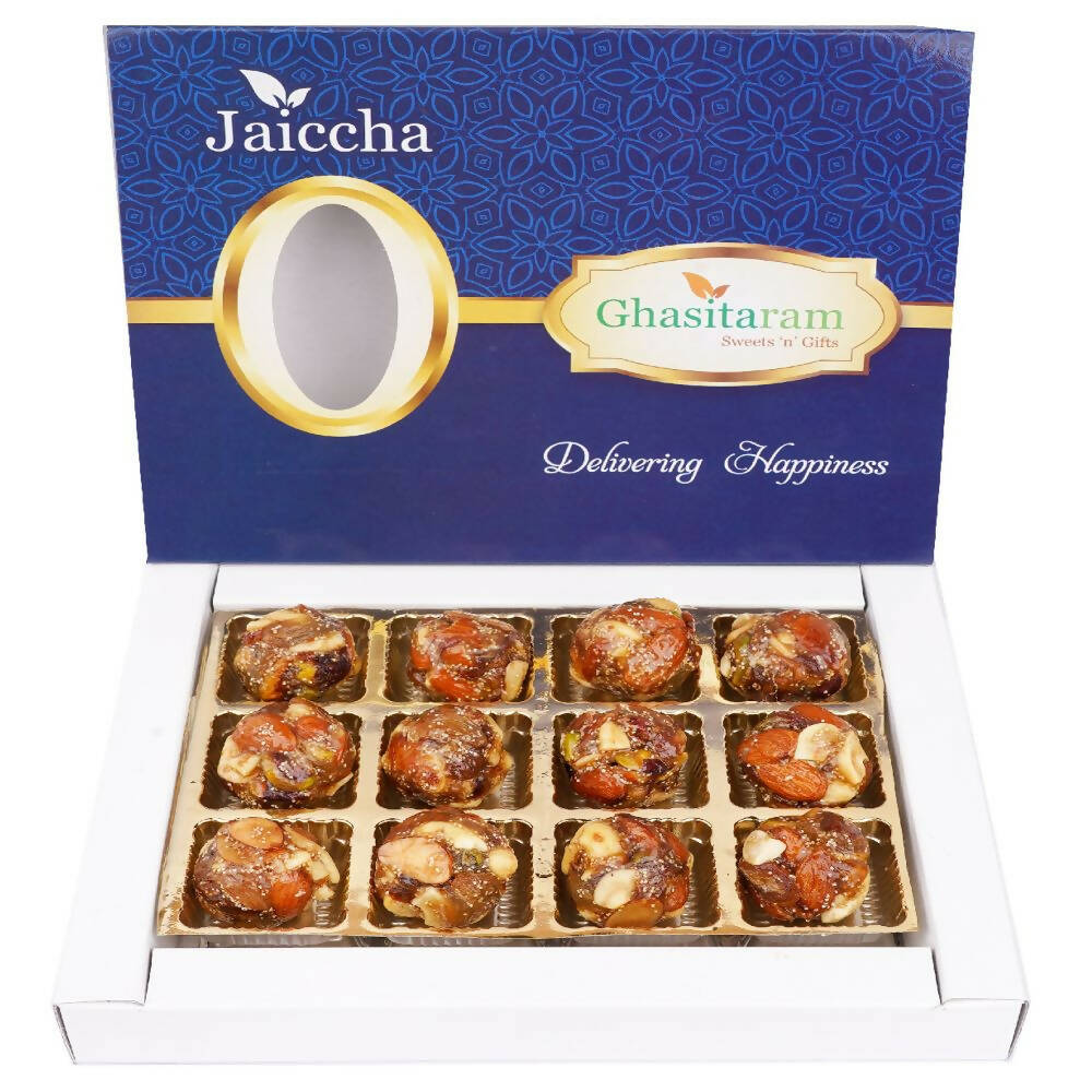 Ghasitaram Dry Fruit Laddoos with No Added Sugar - Safuron