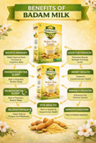 VedaRasa Badam Milk Powder Instant Almond Drink Mix VedaRasa
