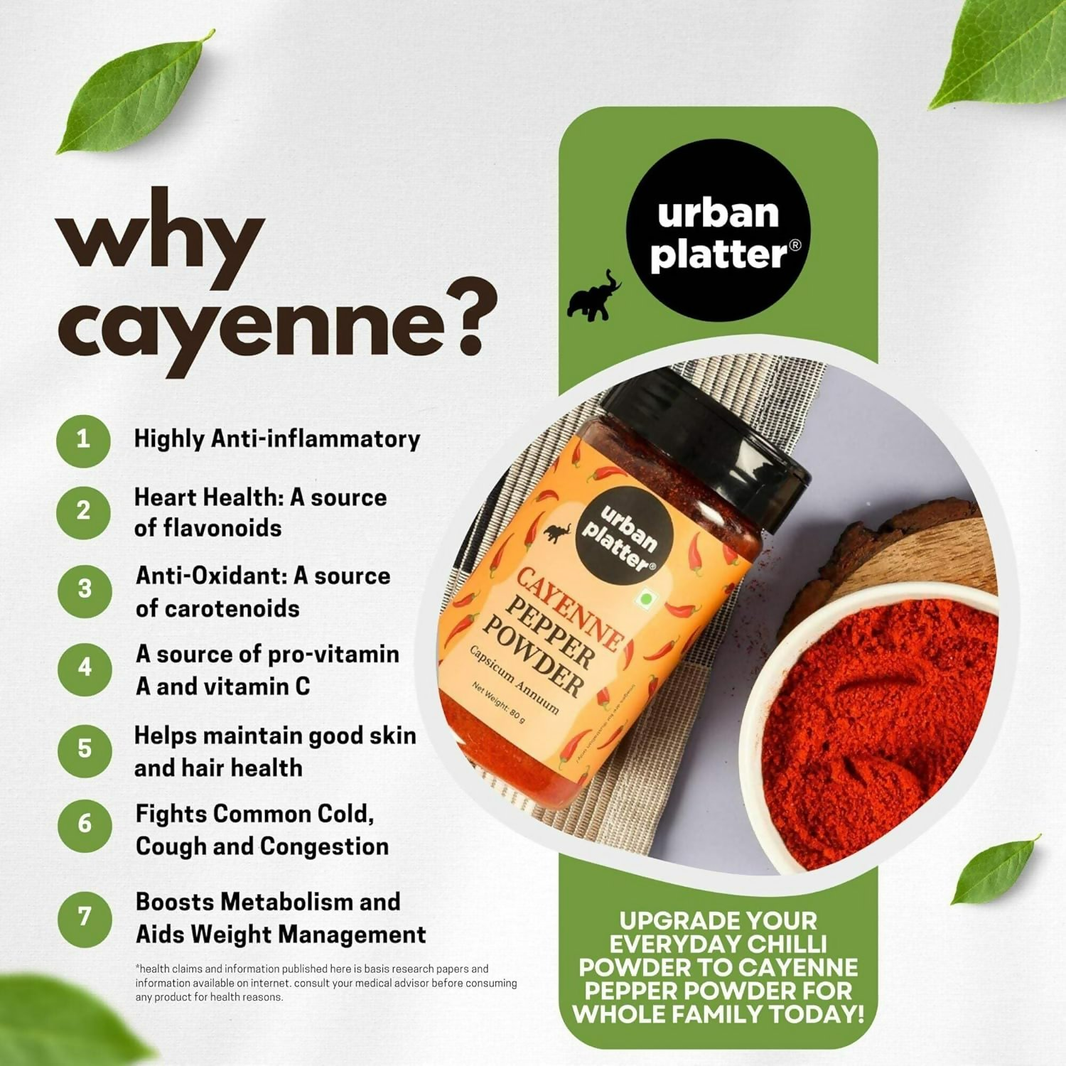 Urban Platter Cayenne Pepper Powder Urban Platter