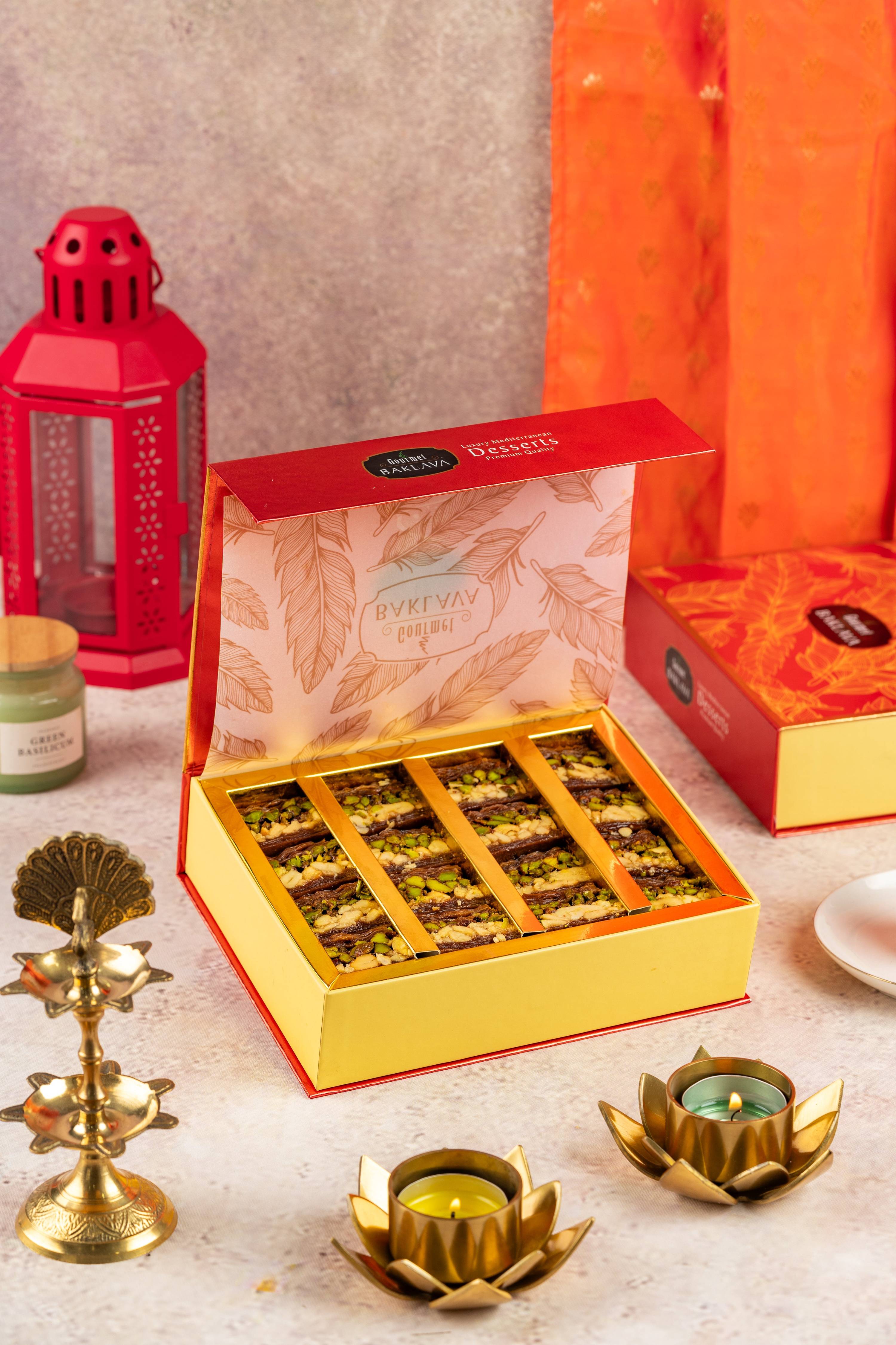 Gourmet Baklava Decadent Chocolate Dry Fruit Baklava Gourmet Baklava