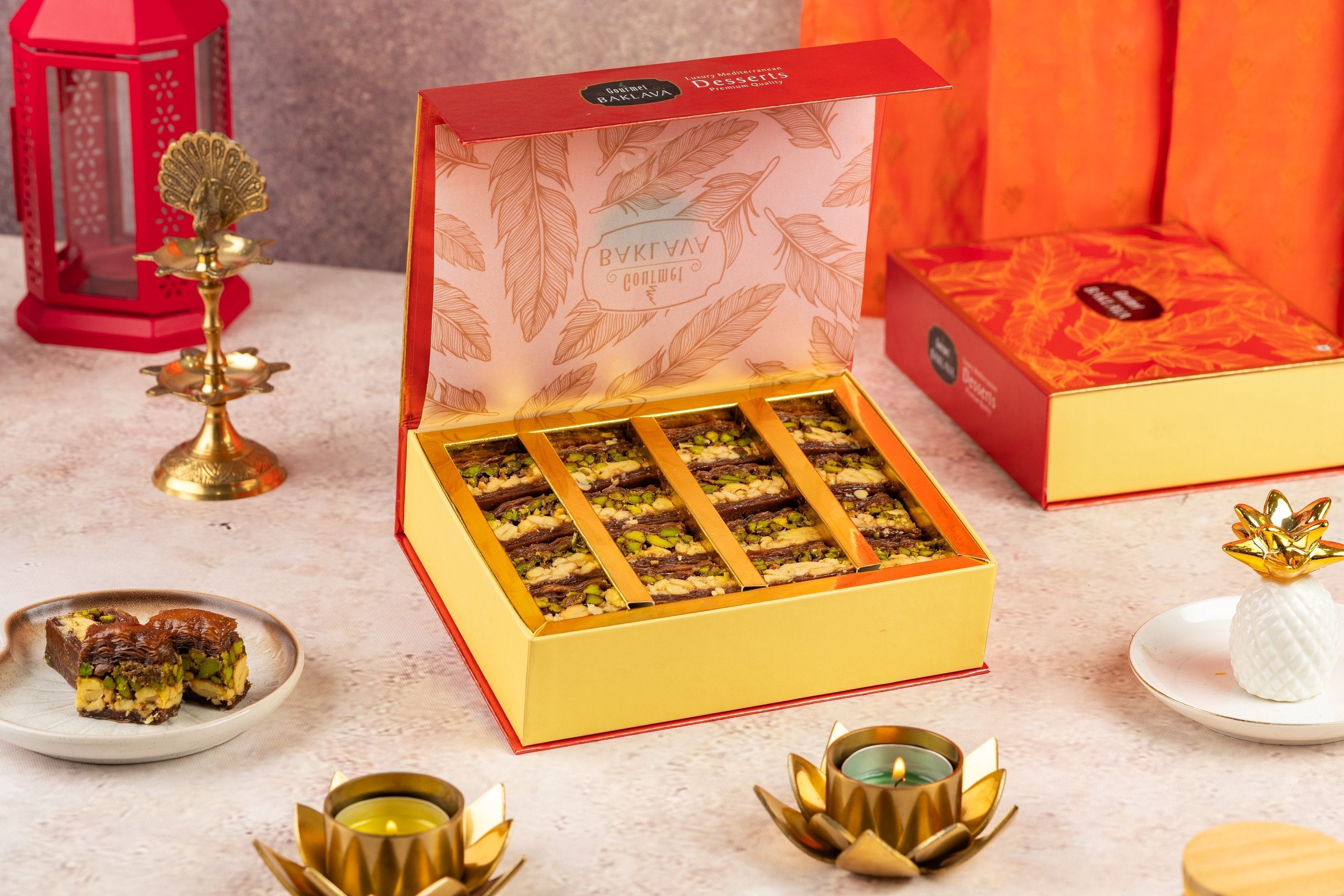 Gourmet Baklava Decadent Chocolate Dry Fruit Baklava Gourmet Baklava
