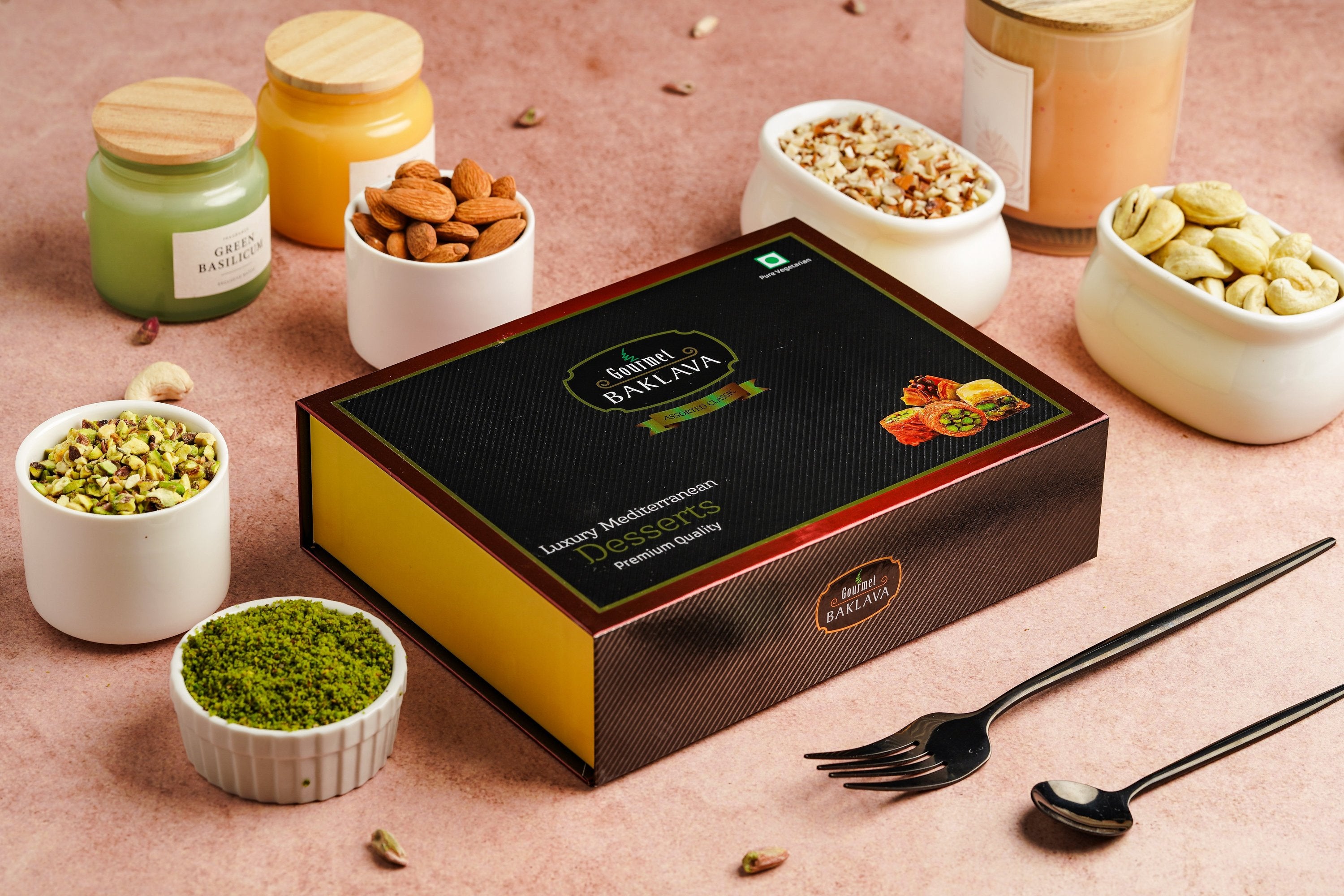 Gourmet Baklava Classic Gift Box Of Assorted Nest Baklava Gourmet Baklava