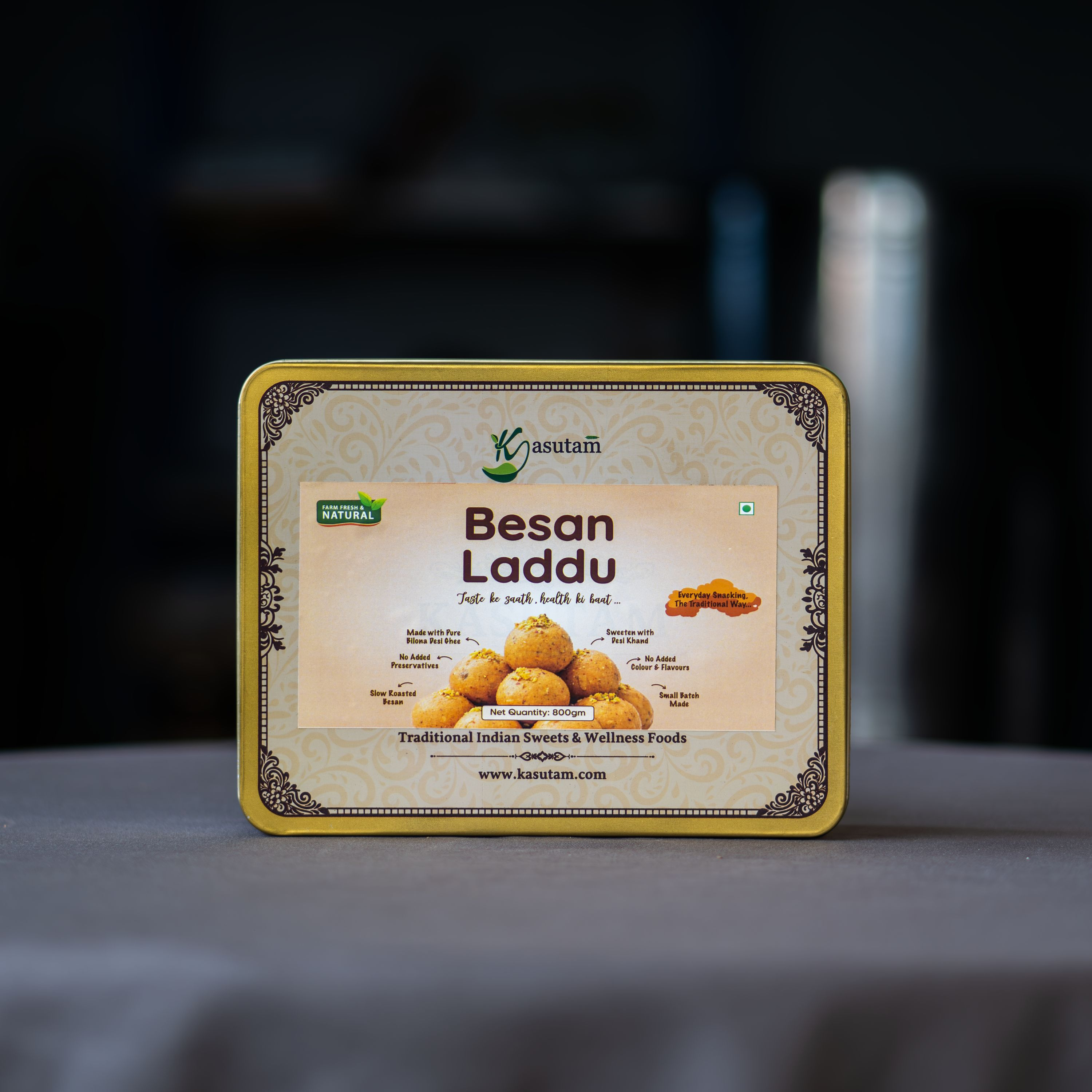 Kasutam Besan Laddu Kasutam