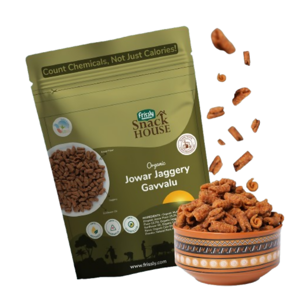Frissly Organics Jowar Jaggery Gavvalu - Dista