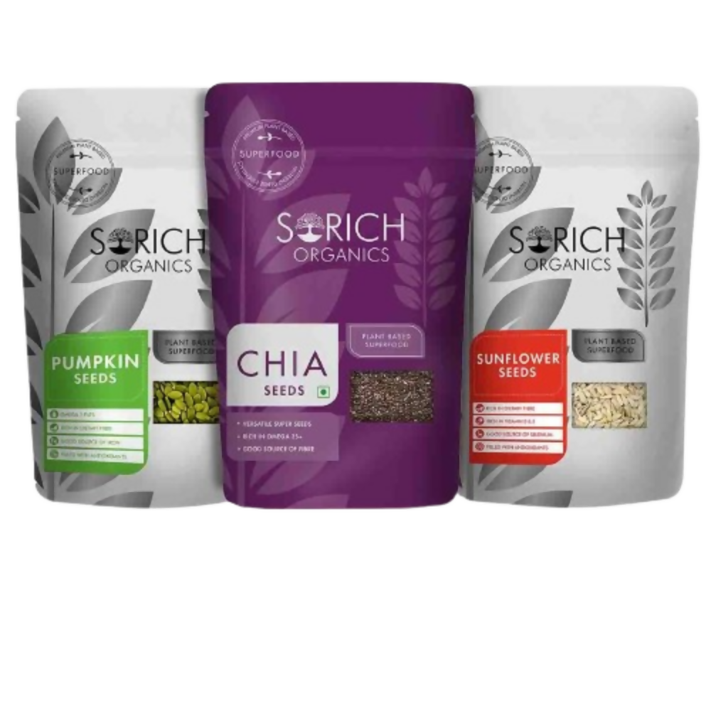 Sorich Organics Pumpkin, Sunflower, and Chia Seeds - Safuron