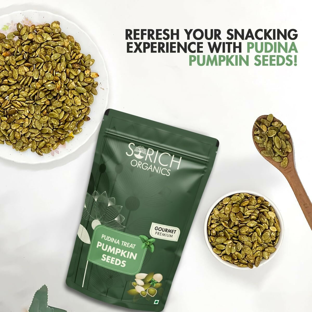 Sorich Organics Pudina Treat Pumpkin Seeds Sorich