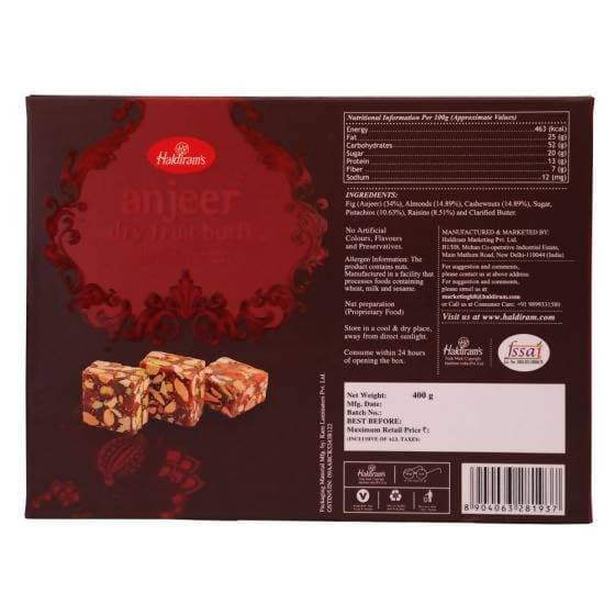 Haldiram's Anjeer Dry Fruit Burfi Haldiram's