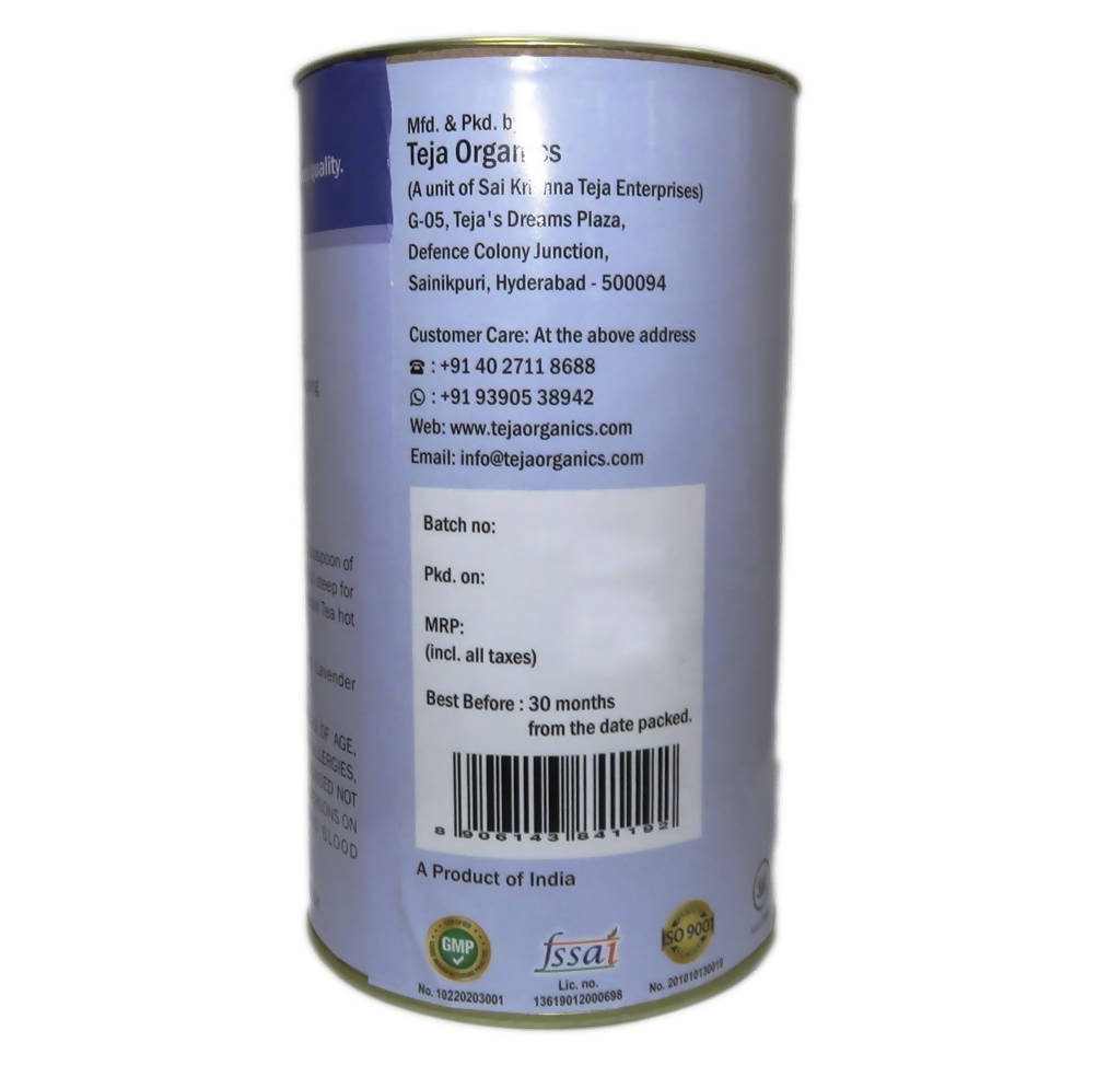 Teja Organics Chamomile Lavender Tea Teja Organics