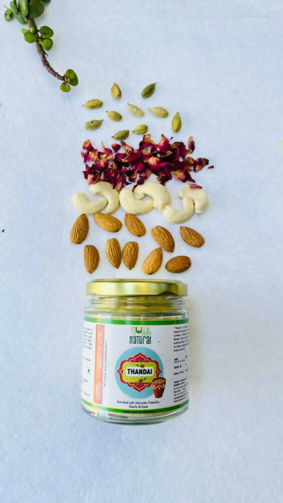 Shuddh Natural Ubtan based Herbal Gulal | Ayurvedic Thandai Powder |Floral Tisane |Natural Honey | Holi Gift Hamper Shuddh Natural