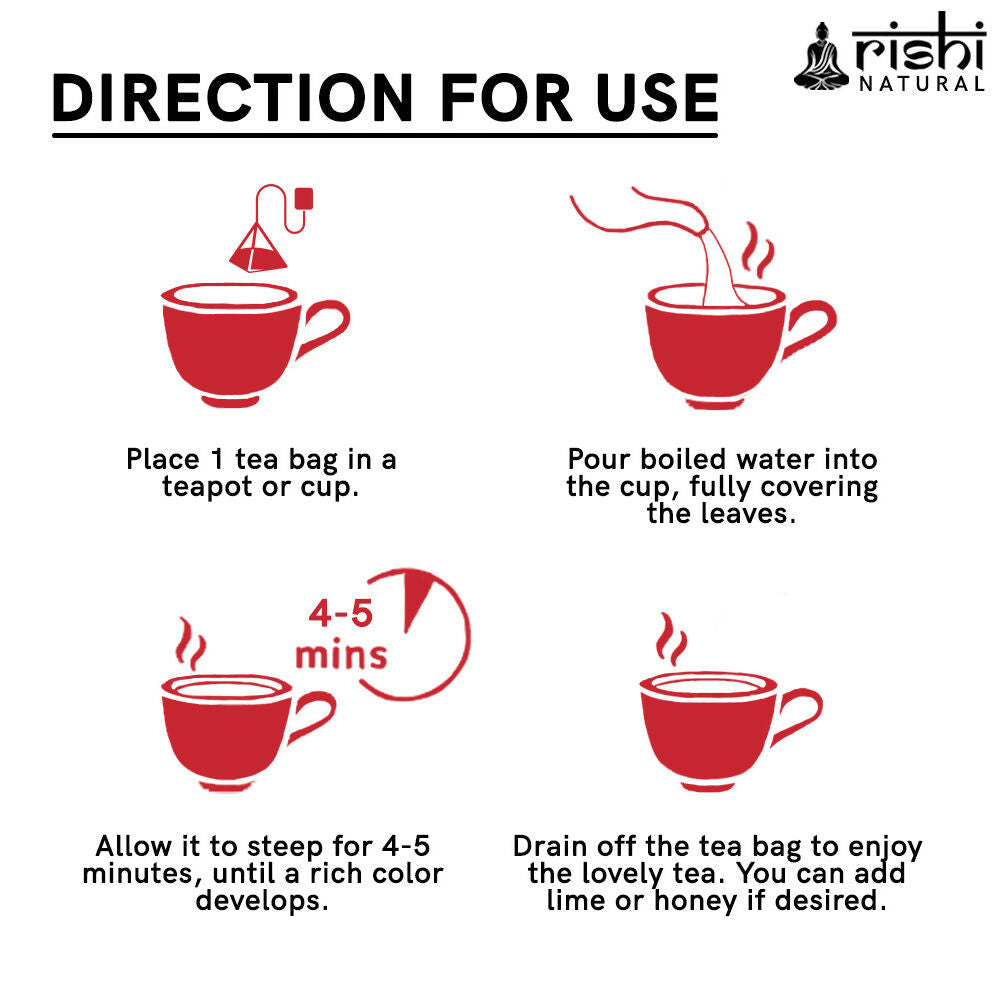 Rishi Natural Heart Support Herbal Tea Rishi Natural