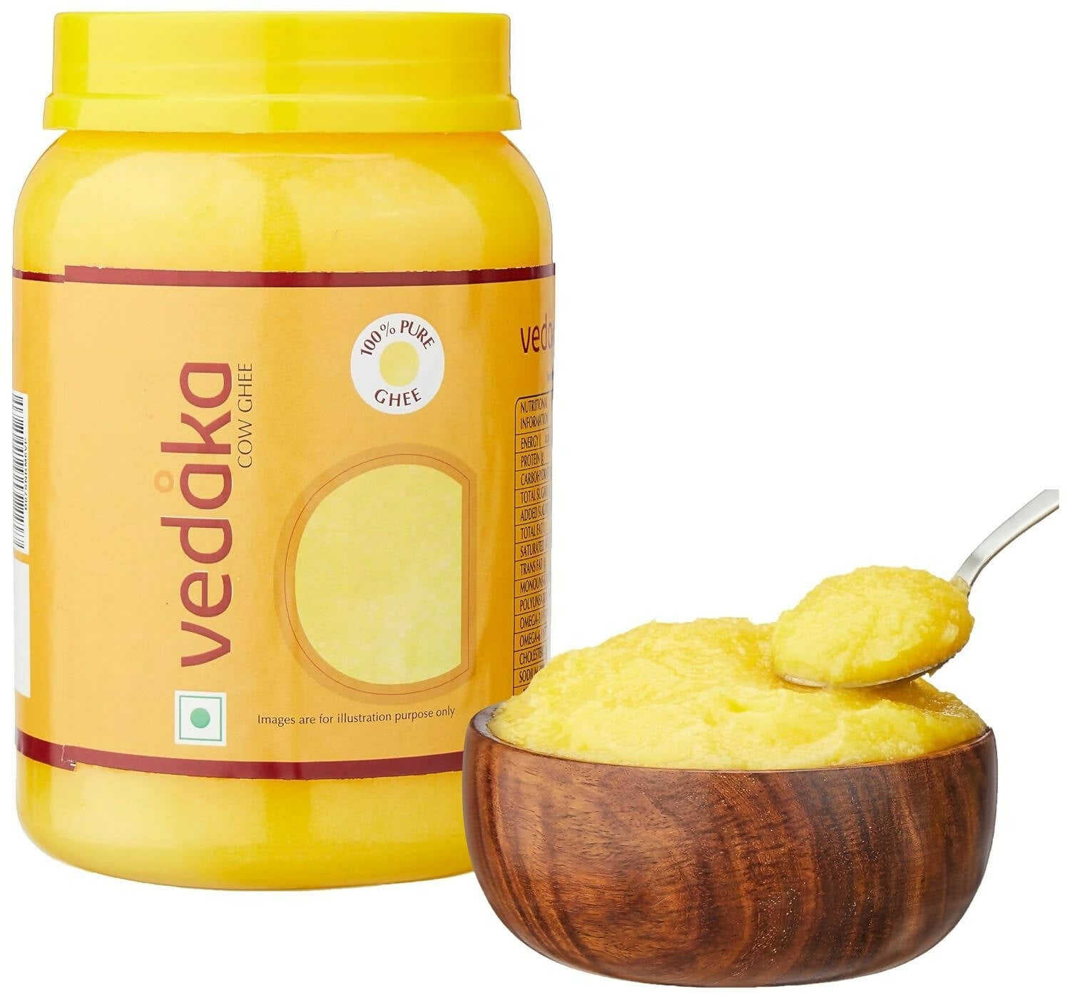 Vedaka Desi Cow Ghee with Rich Aroma | Bilona Method | Hand-Curd-Churned | Traditional, Pure, Natural & Healthy Vedaka