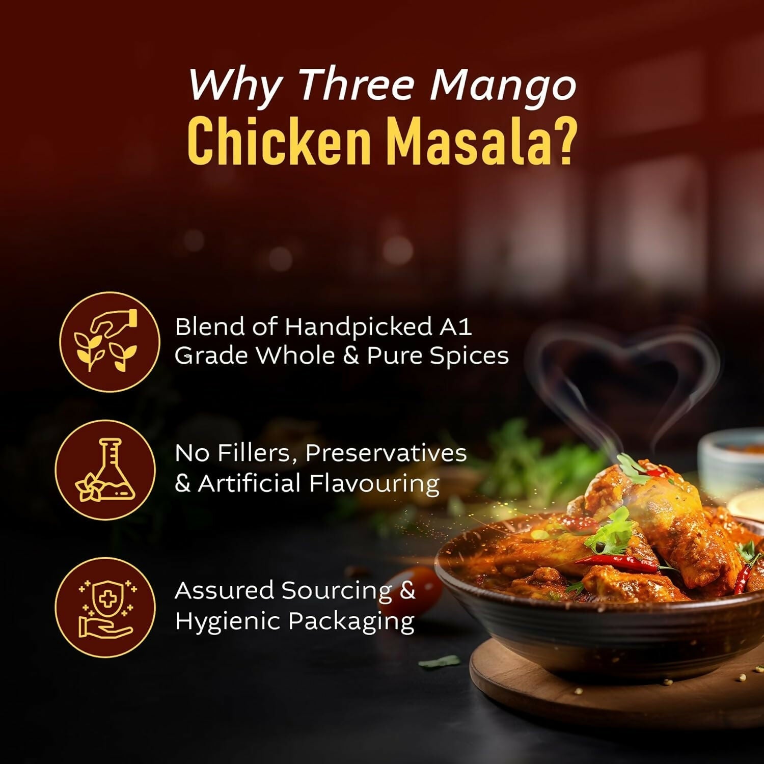 Three Mango Chicken Masala Powder Three Mango