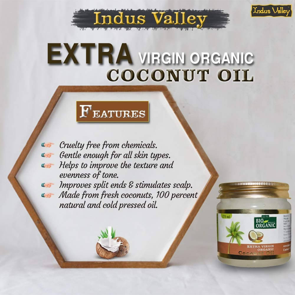 Indus Valley Bio Organic Extra Virgin Organic Coconut Oil Indus Valley