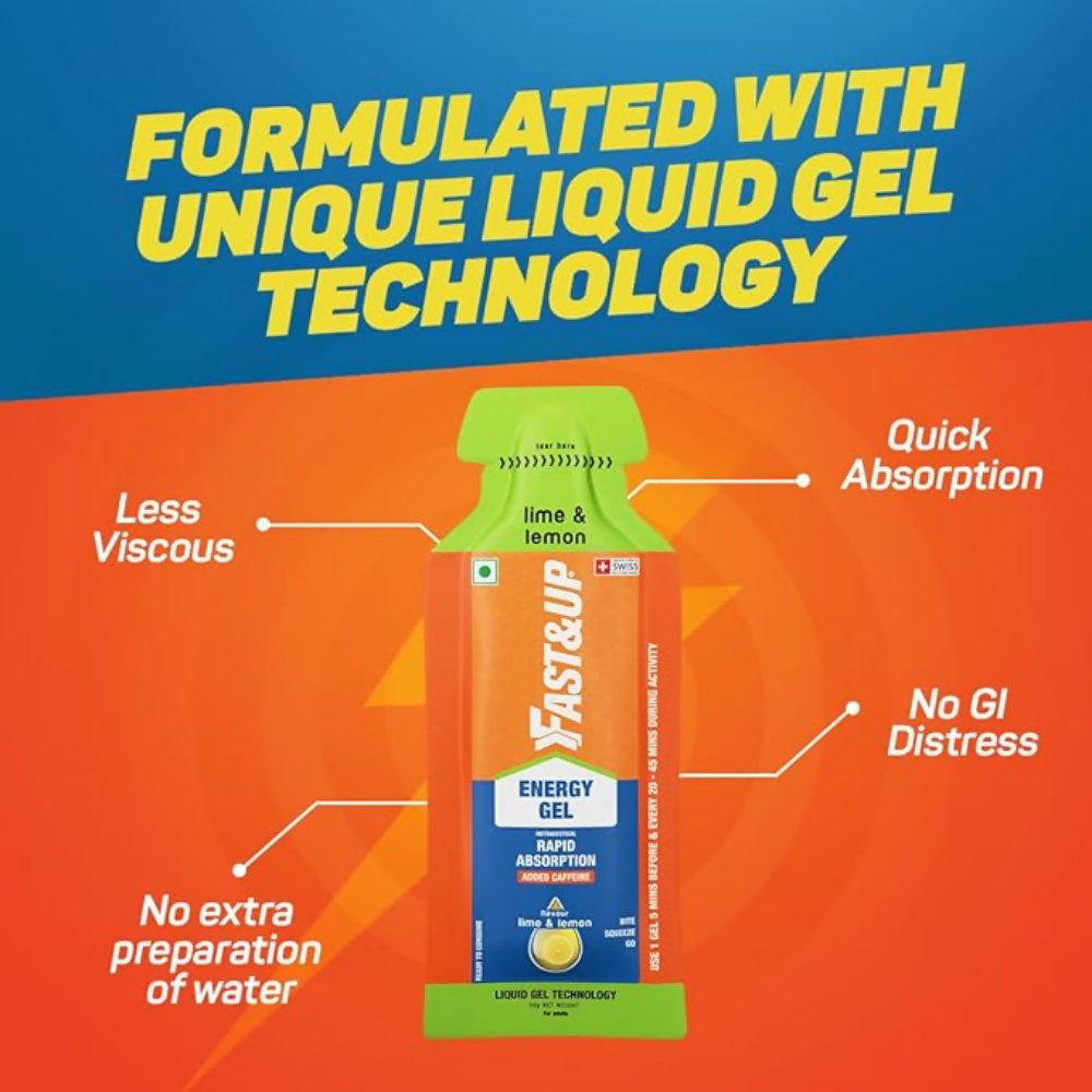 Fast&Up Energy Gel-Lime & Lemon flavour Fast&Up