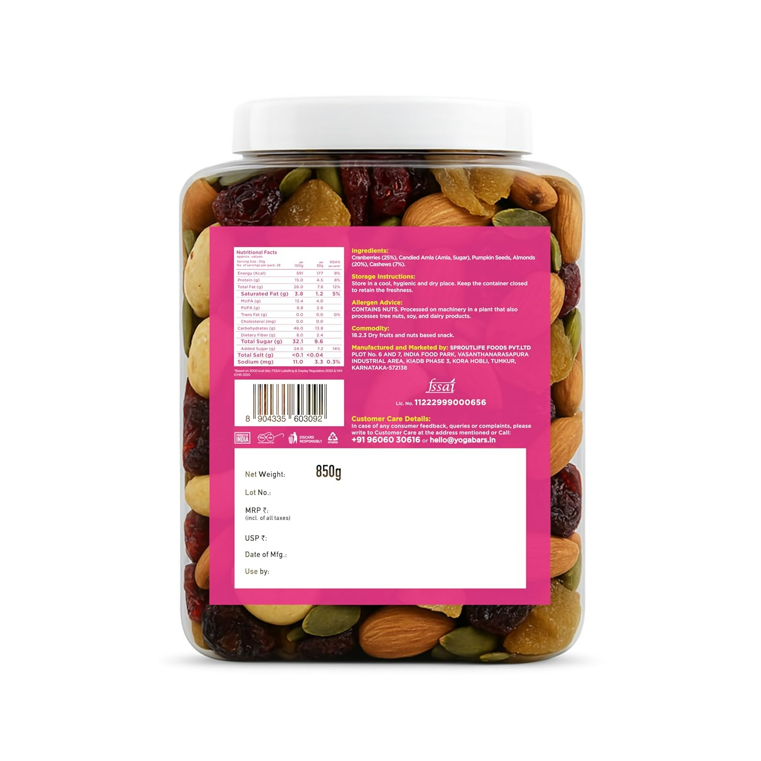 Yoga Bar Daily Health, Protein & Panchmeva Mix Combo Yoga Bar