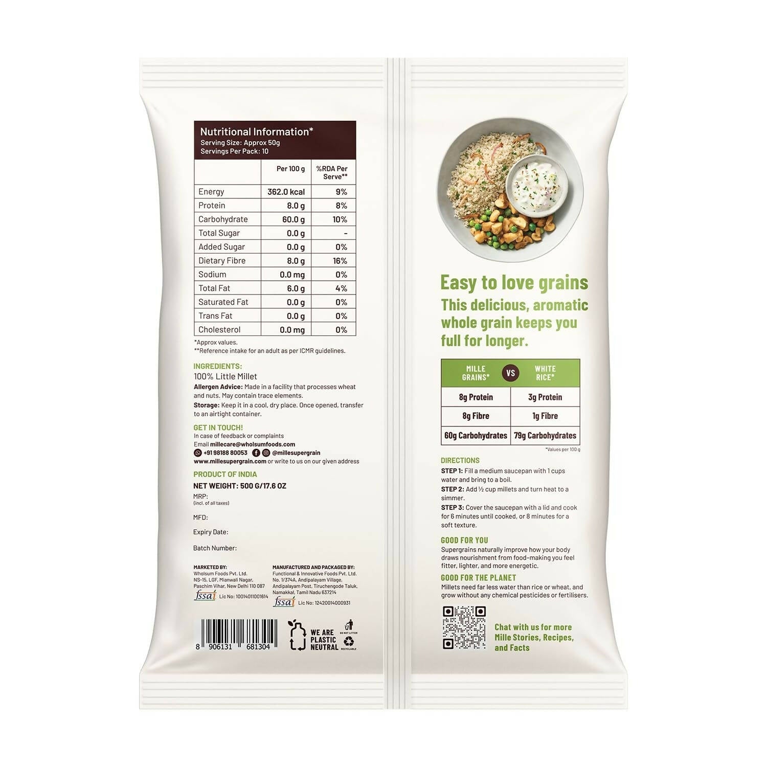 Mille Little Millet Whole Grain Mille