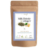 Satvi Wellness Milk Thistle Ginger Tea | Blend of Milk Thistle Ginger Tea Bags | Herbal Tea Satvi Wellness