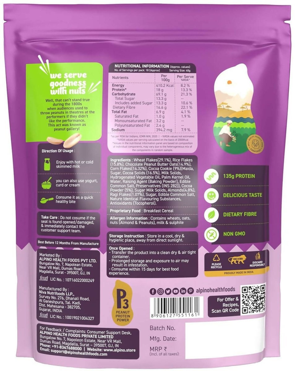 Alpino Chocolate Super Muesli Nuts & Cookies Alpino
