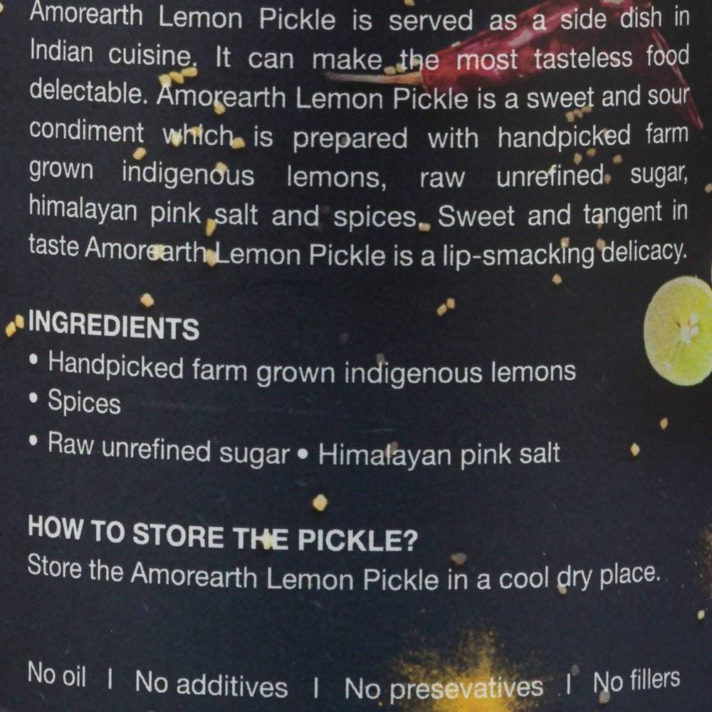 Two Brothers Organic Farms Oil Free Lemon Pickle Two Brothers Organic Farms