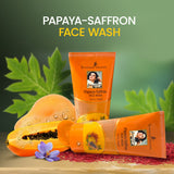 Shahnaz Husain Papaya-Saffron Face Wash - 50g