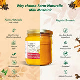 Farm Naturelle Golden Milk Masala - Turmeric Latte Blend with Spices Farm Naturelle