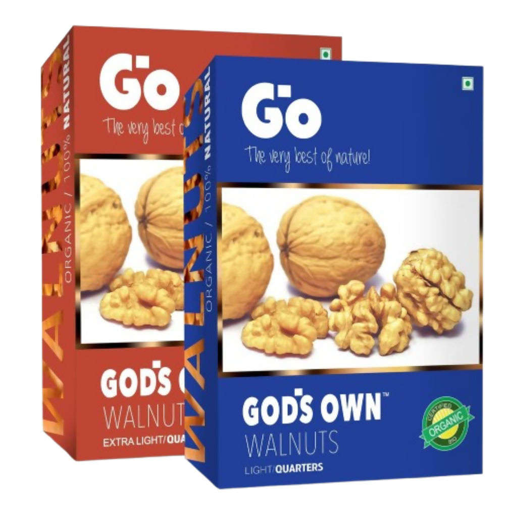 Go Organic Light Quarters & Extra Light Quarters Walnuts - Dista