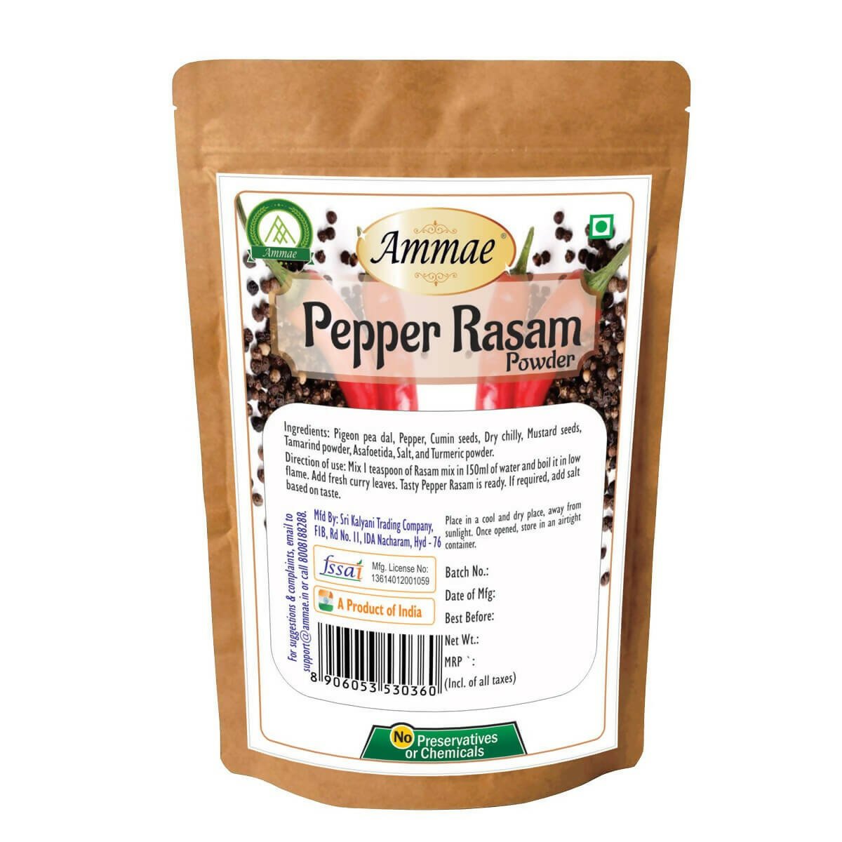 Ammae Pepper Rasam Powder Ammae
