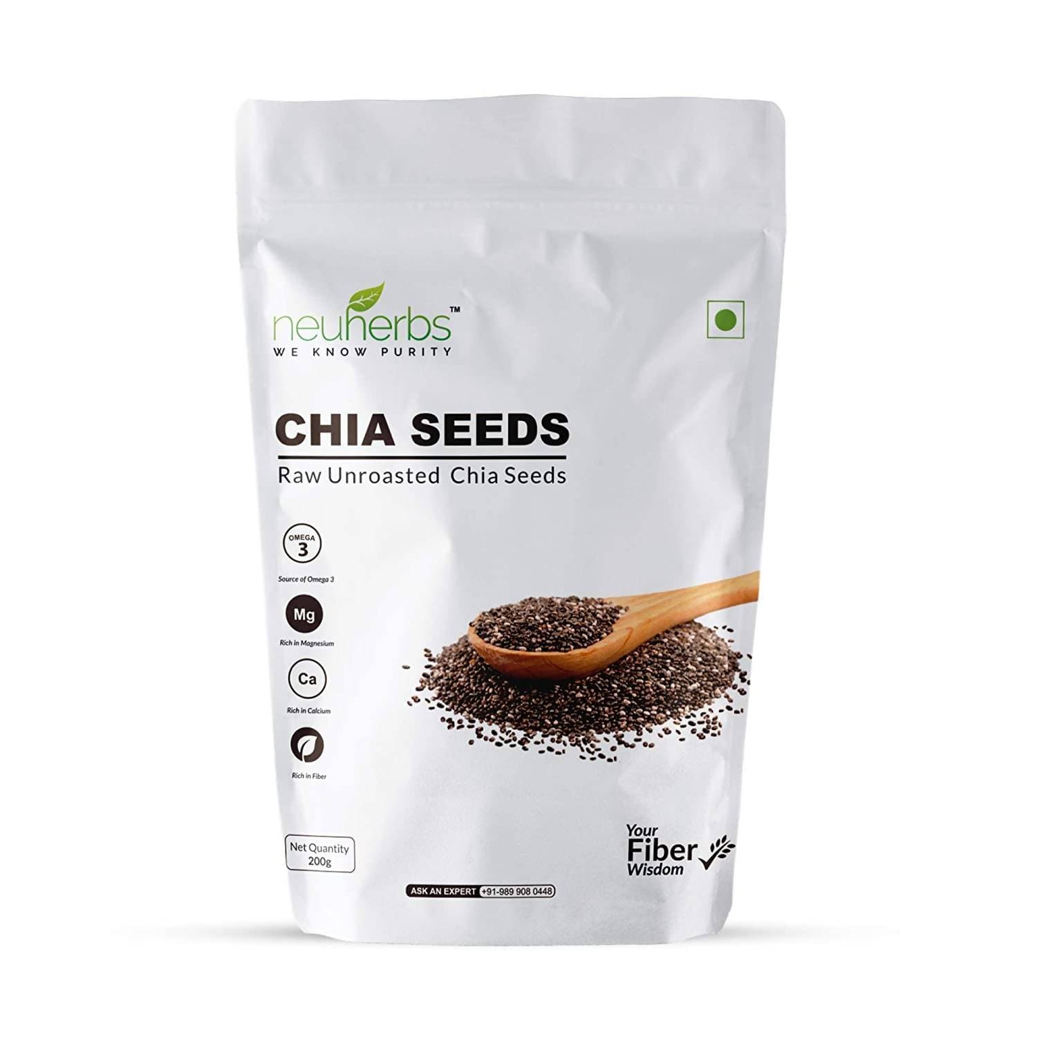 Neuherbs Raw Unroasted Chia Seeds Neuherbs