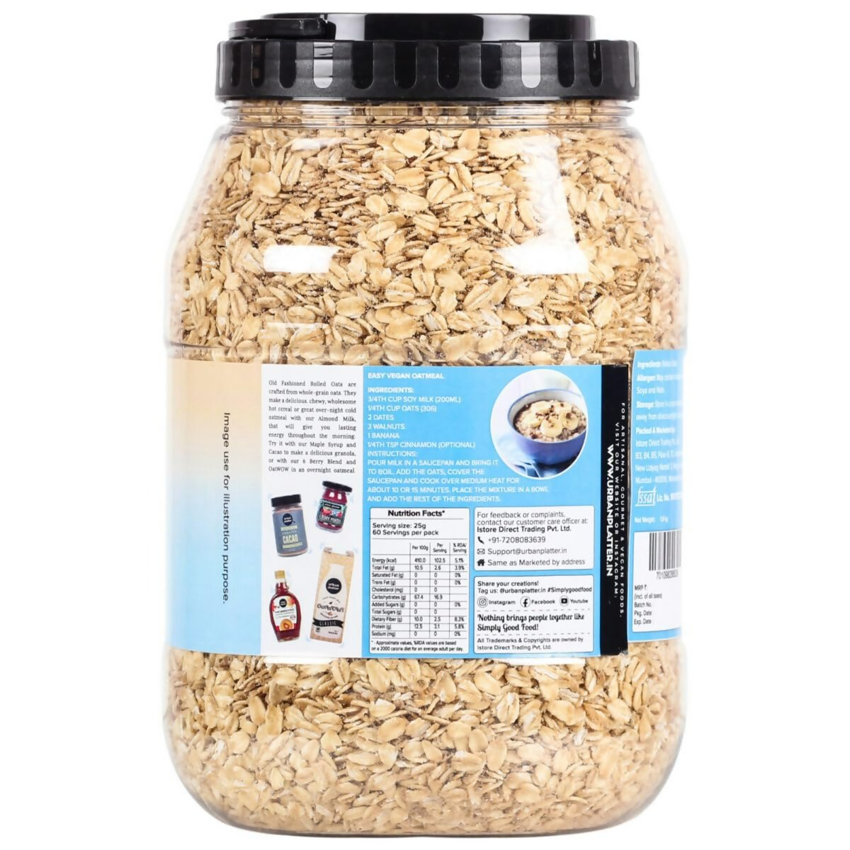 Urban Platter Rolled Oats Urban Platter
