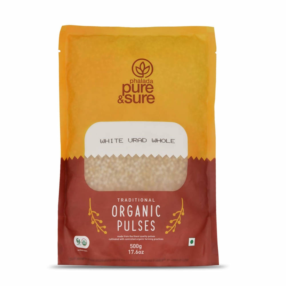 Pure & Sure White Urad Dal Whole Organic Pulses Pure & Sure