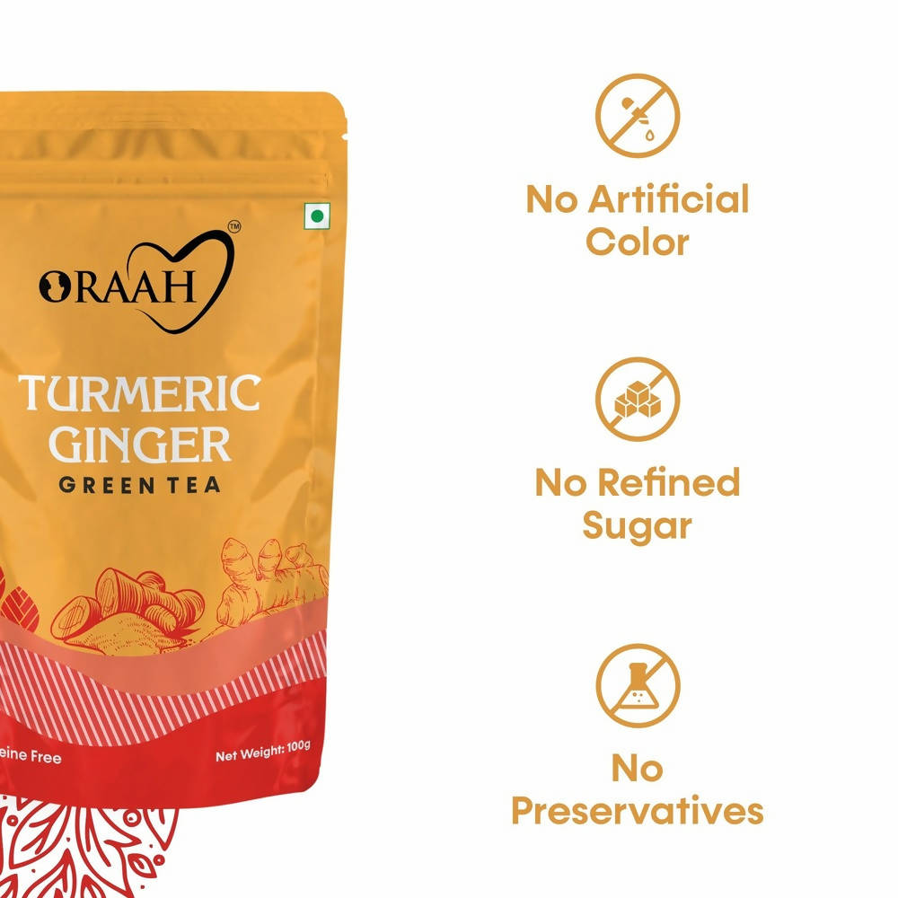 Oraah Turmeric Ginger Green Tea Oraah