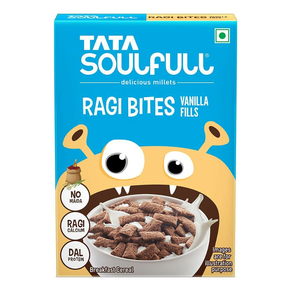 Tata Soulfull Ragi Bites Vanilla Fills Breakfast Cereal - Safuron