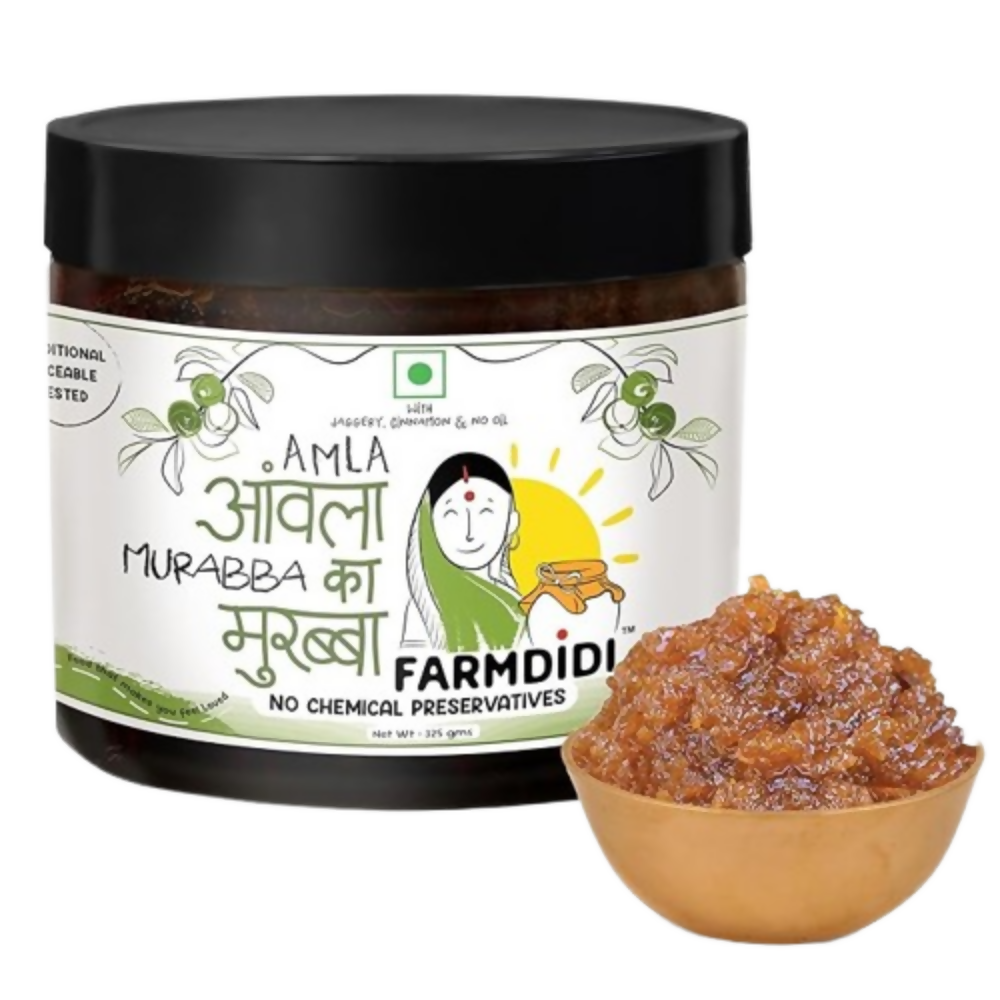 FarmDidi Amla Aavla Murabba |Gooseberry Pickle - Sweet & Sour - Safuron