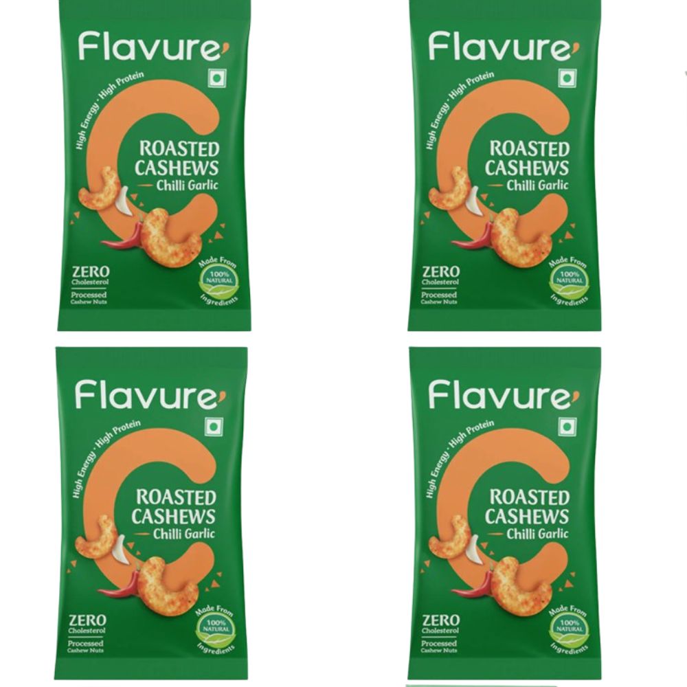 Flavure Roasted Cashew - Chilli Garlic - Safuron