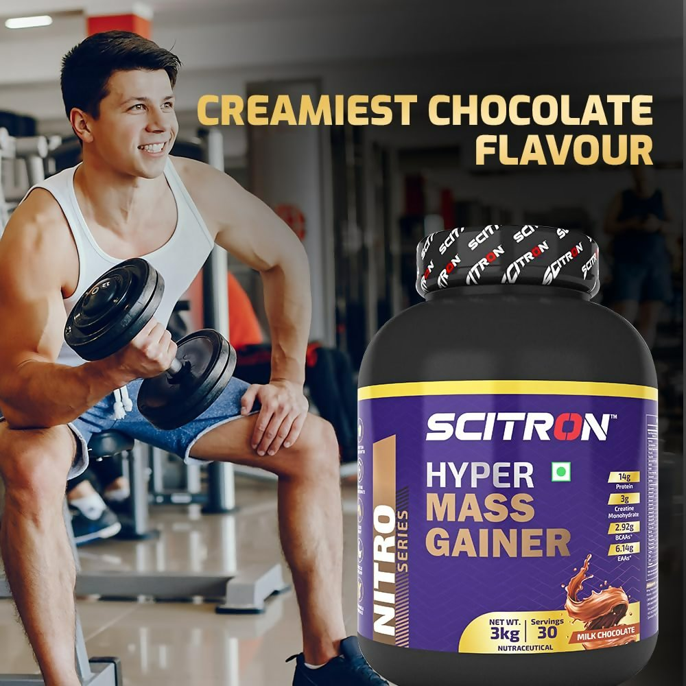 Scitron Nitro Series Hyper Mass Gainer Milk Chocolate Scitron