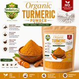VedaRasa Organic Turmeric Powder Premium Quality VedaRasa