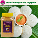 Ammi Samayal Homemade Idli Podi and Cold Pressed Sesame Oil Combo Ammi Samayal