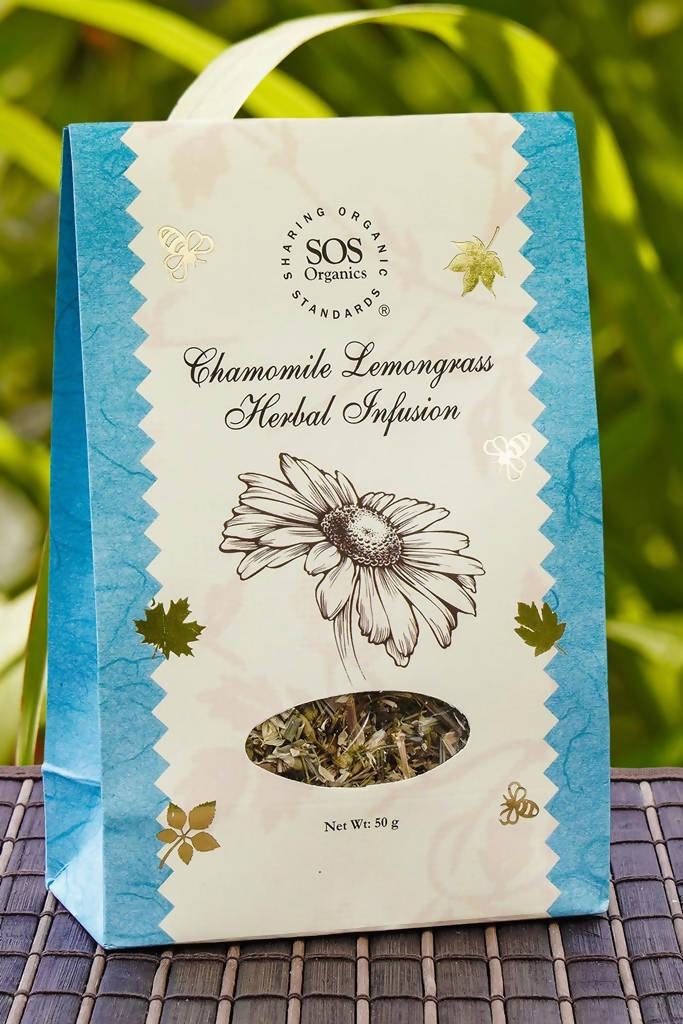 SOS Organics Chamomile Lemongrass Herbal Infusion - Safuron