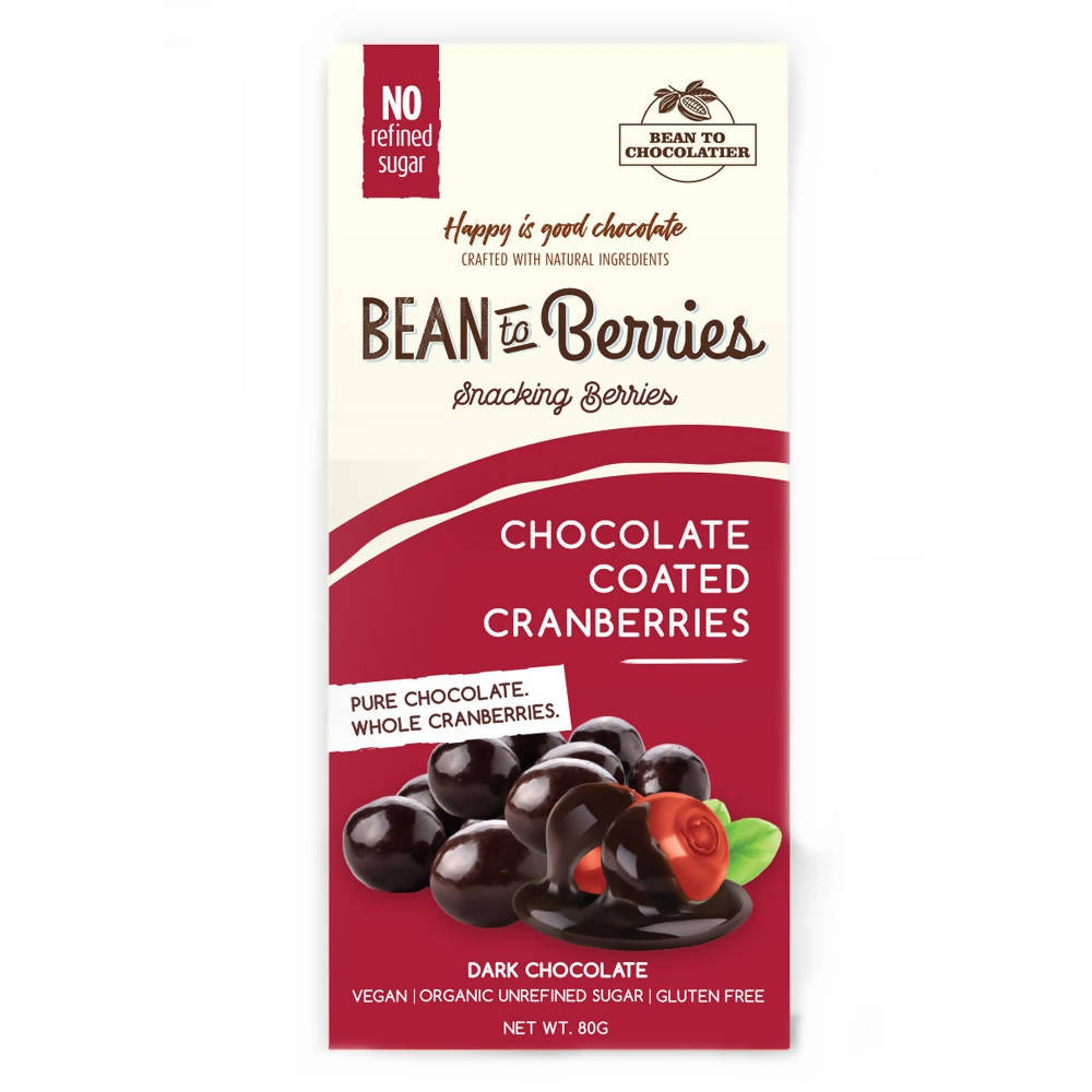 Pink Harvest Bean To Berries Chocolate Coated Cranberries - Safuron