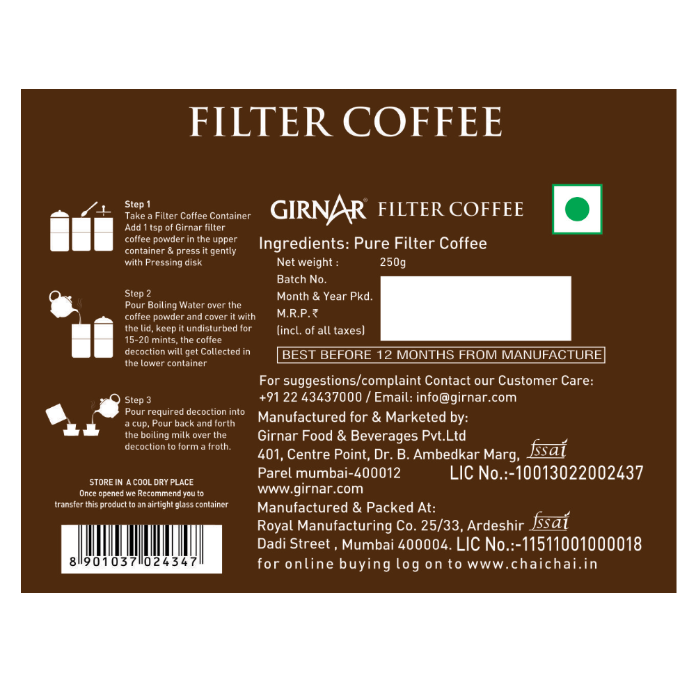 Girnar Filter Coffee Girnar