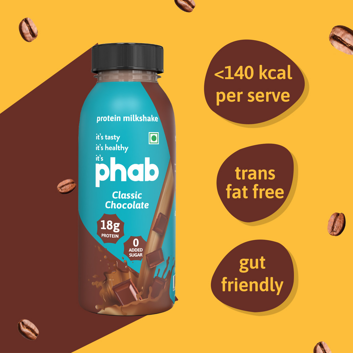 Phab Protein Milkshake With protein Protein Swiss Chocolate Shake Phab