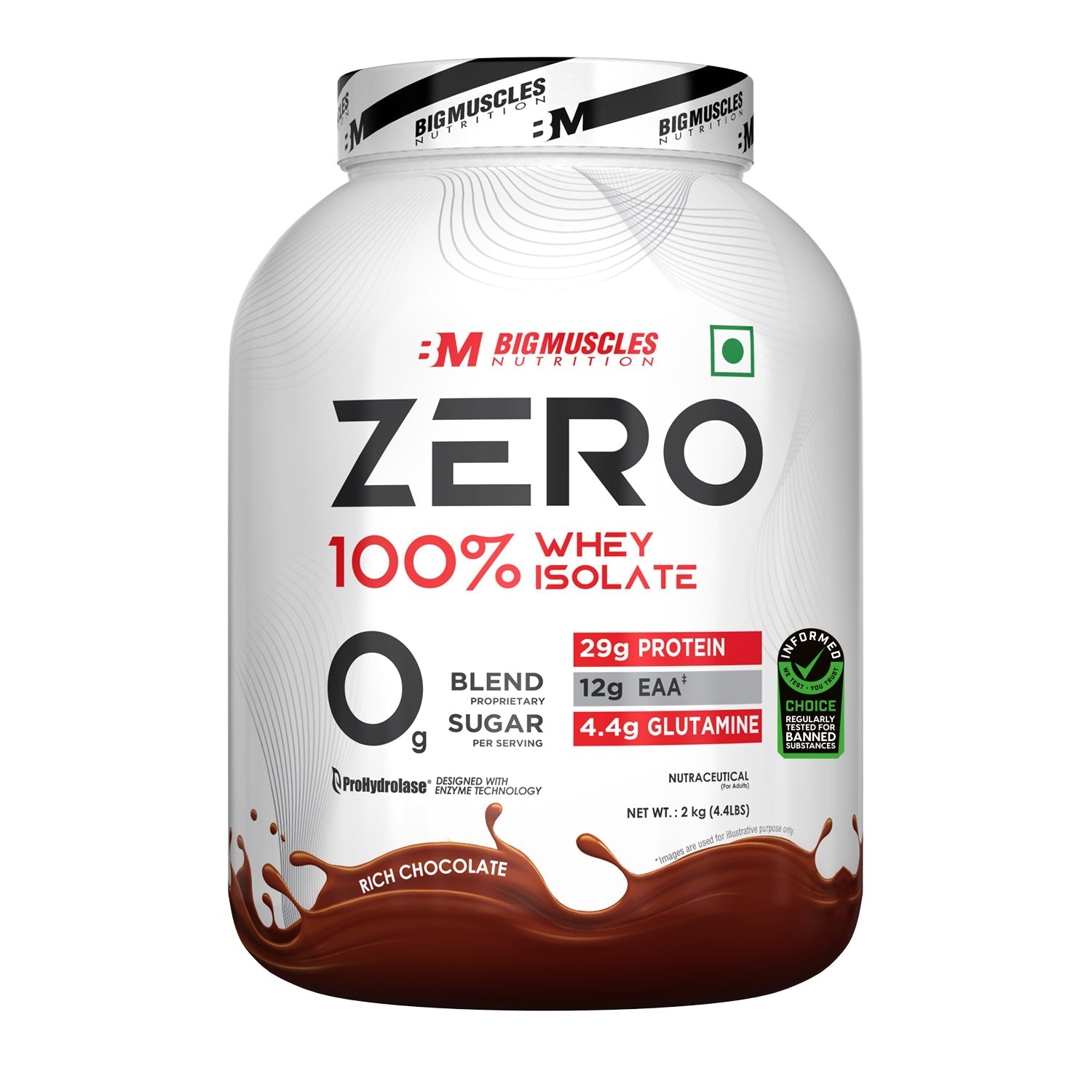 Big Muscles Nutrition Zero Whey Protein - Safuron