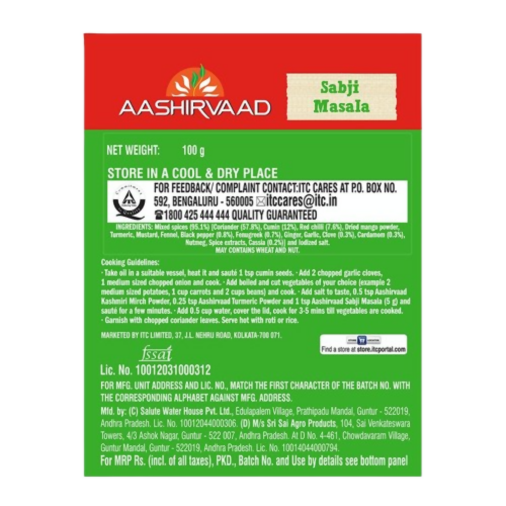 Aashirvaad Sabji Masala Aashirvaad