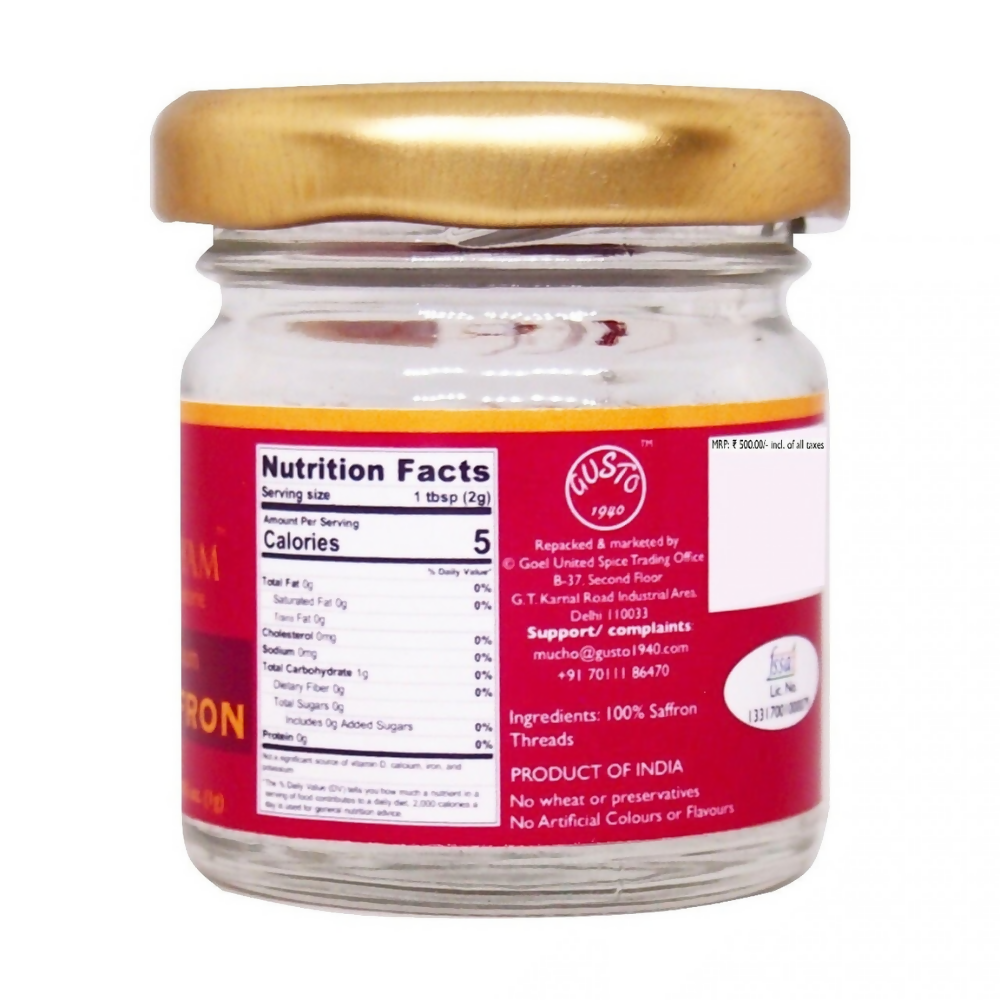 Tassyam Organics A Grade Saffron Strands Tassyam Organics