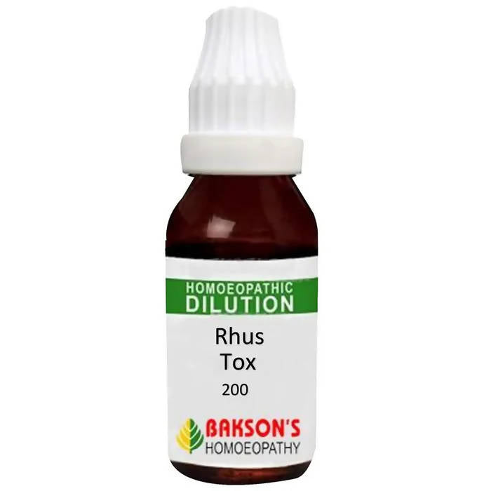 Bakson's Homeopathy Rhus Tox Dilution - Safuron Naturals