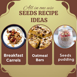 Nature Yard Organic & Healthy Jumbo Pumpkin/Jumbo Sunflower/Flax Seeds Nature Yard